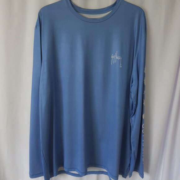 Guy Harvey Long Sleeve Fishing Tee - Picture 2 of 7